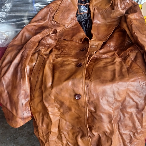 Ben Affleck Batman Vs Superman Brown Leather Trench Coats. - Picture 6 of 6